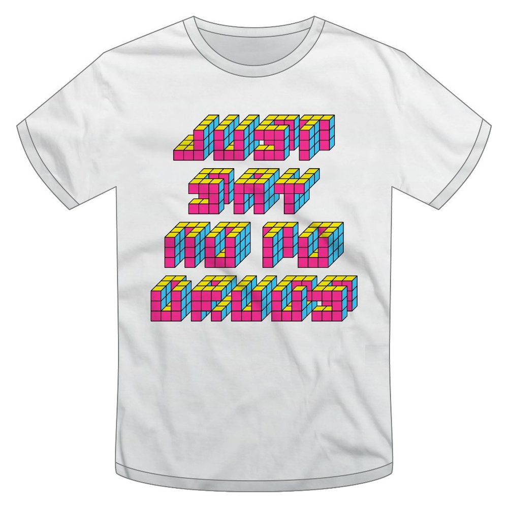 Say No To Drugs – 80s PSA, Rubik's Cube T-shirt